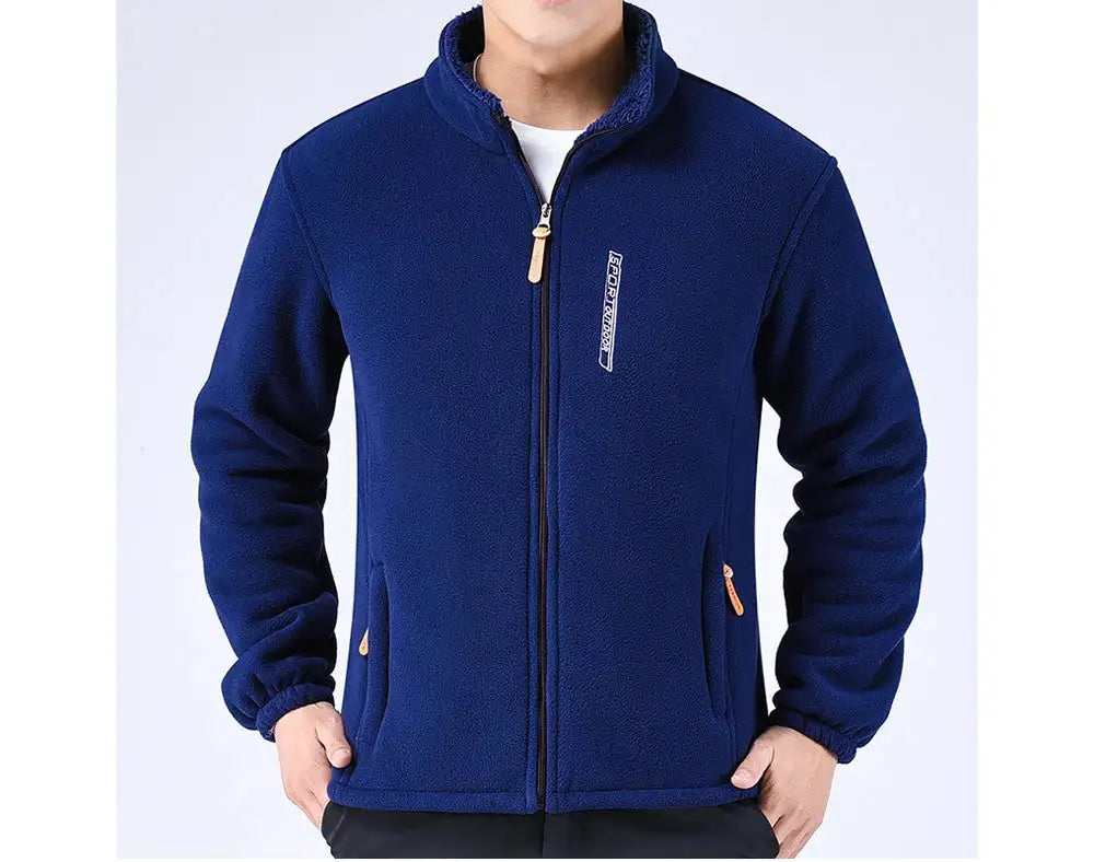 DIMUSI Winter Men's Polartec Jackets Casual Male Outwear Velvet Windbreaker Jackets Mens Soft Fleece Warm Jackets Brand Clothing - Lootquake