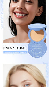 Polvos fijadores mate Ocheal para rostro, control de grasa, ligeros, radiantes, base de maquillaje, polvos compactos, maquillaje de cobertura total, cosmético