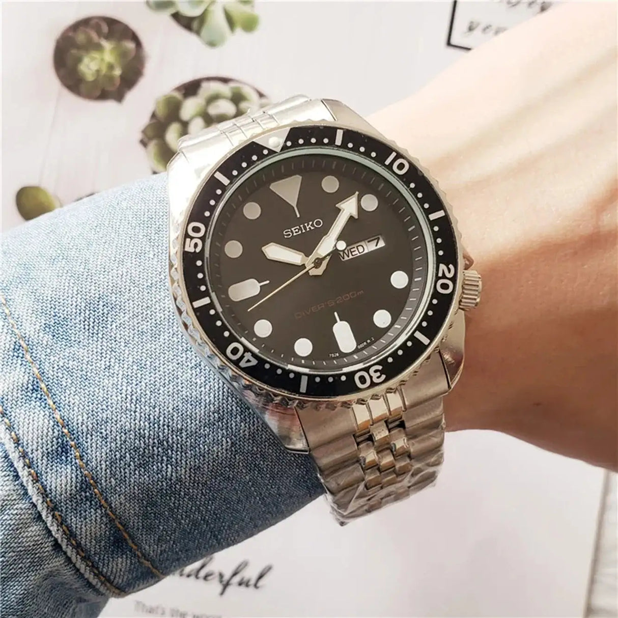 SEIKO Men's Sports Quartz Waterproof Watch, Multifunctional Dial Luminous Hands and Markers, Stainless Steel or Rubber Strap. - Lootquake