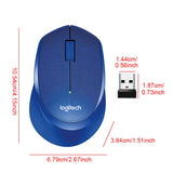 Logitech M330 2.4G Computer Wireless Mouse wi/ USB Receiver Gaming Mouse 1000 DPI Gaming Mice for PC Laptop Silent Mouse 2-10pcs
