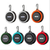 Altavoz Bluetooth inalámbrico impermeable con ventosa para deportes al aire libre, mini subwoofer para ducha, coche, teléfono inteligente, micrófono TF C6