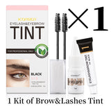 Kit de tinte para pestañas ICONSIGN para cejas, resistente al agua, 15 minutos de duración, para realzar las cejas y mantener el maquillaje de larga duración.
