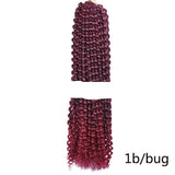 18-Inch European and American Style Wig Passion Twist Water Ripple Wig Water Wave Crochet Chemical Fiber Wig