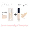 Liquid foundation naturally covers flaws without sticking powder, plain face cream, transparent foundation, conceals blemishes