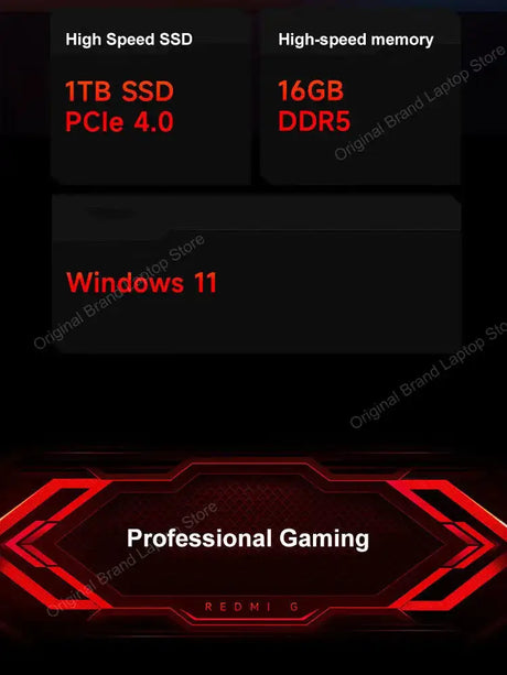 2024 Xiaomi Redmi G Pro Gaming Laptop 16 Inch 2.5K 240Hz E-Sports Screen Netbook i9-14900HX 16GB 1TB RTX4060 Gaming Notebook PC - Lootquake