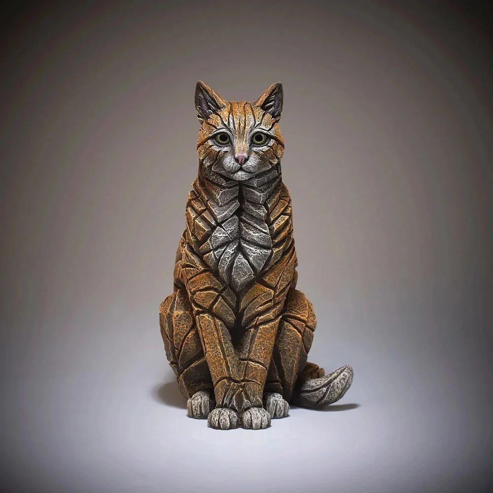 New Home Decor Cat Sculpture Resin Craft Ornament Living Room Decoration Halloween Christmas Handicrafts Ornaments