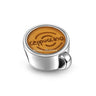 Dije de plata de ley 925 con forma de café, vino tinto, cafetera, copa de champán, compatible con pulseras colgantes originales, joyería DIY para mujer.