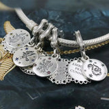 MINISO Charms Beads 925 Sterling Silver For 925 Original Harry 3mm Potter Bracelets Women Pendant DIY Jewelry Make Gifts - Lootquake