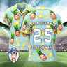 2025 Custom Photo Face Name Hawaiian Shirt Personalized Diy Text Beach Shirt Gift Mens Designer Shirts Customize Club Jersey - Lootquake