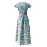 2024 Summer Leisure Hot Sale Holiday Printed Dress Sexy Long Dress Women's Wear - Lootquake