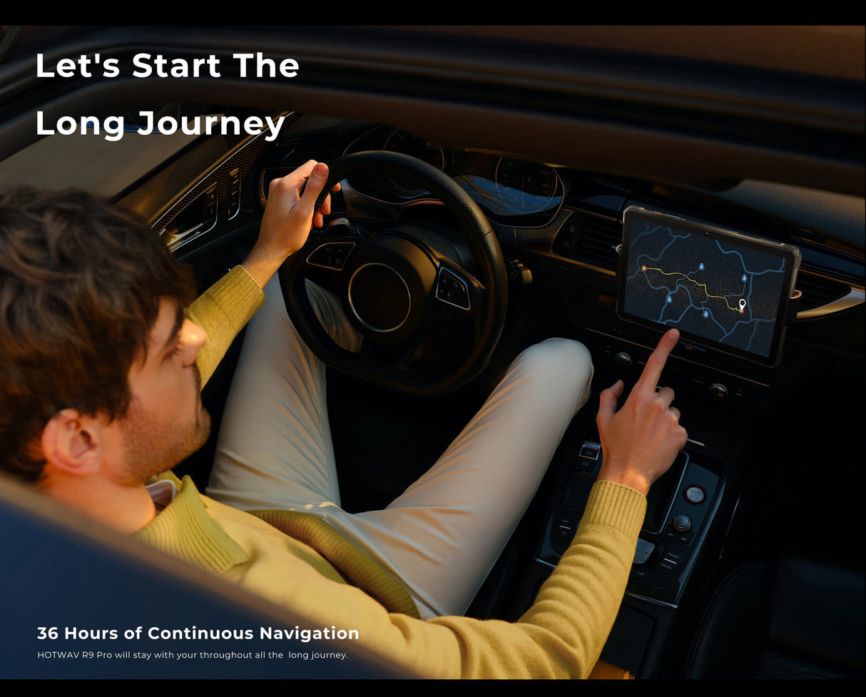 Tablette robuste HOTWAV R9 Pro 11 pouces FHD+ 2K, batterie de 20 080 mAh, Android 14, 6 Go, 256 Go, appareil photo, 4G, version internationale