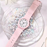 Exam Watch Silicone Strap Simple Women Watch Student Ladies Quartz Wristwatch Waterproof Round Small Dial for Women Reloj Mujer - Lootquake
