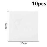 10pcs Transparent Waterproof Self Adhesive Sticker Cloth Patches Camping Awning Tent Water Toys Swimming Ring Repair Tape - Lootquake