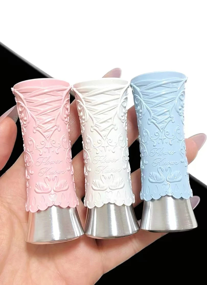 Rouge à lèvres Flower Knows Swan Ballet, brillant à lèvres effet miroir, hydratant et longue tenue, Nostickcup, nourrissant, 3,5 g