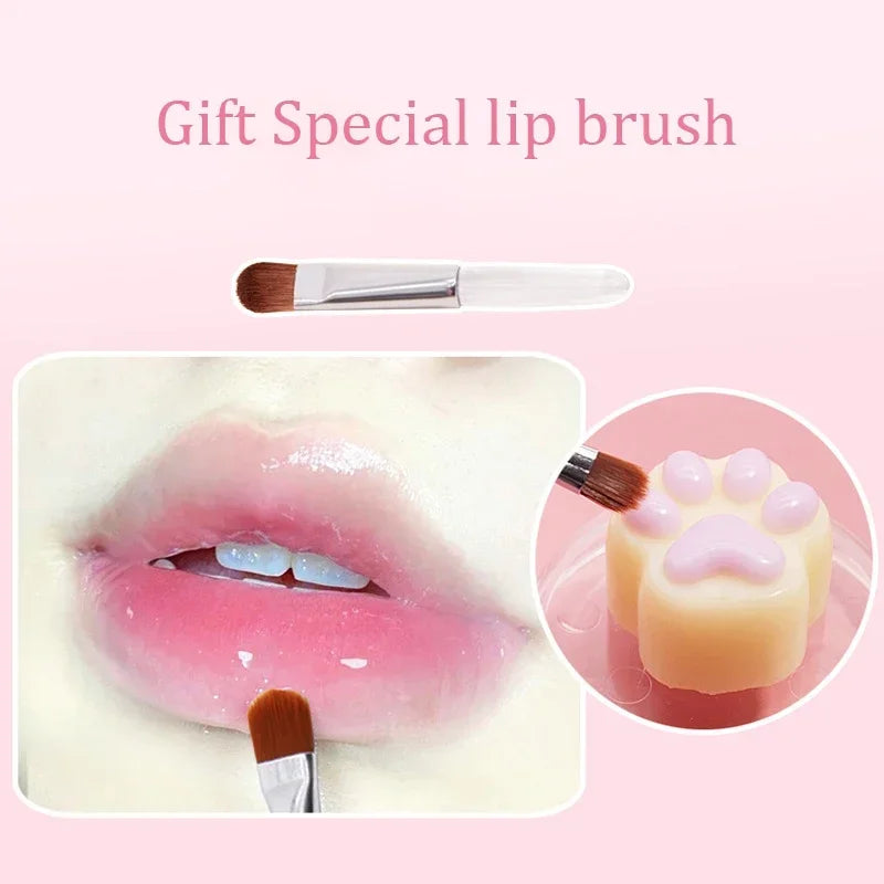 Color Changing Lipstick Lip Balm Nourishing Fades Lip Lines Long Lasting Lip Gloss Non-stick Cup Moisturizes Lips Care Cosmetics