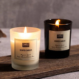 1 vela de aromaterapia con aroma a planta europea moderna para sala de estar, dormitorio, purificación del aire, fragancia duradera, decoración de vasos.