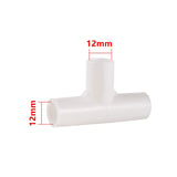 PVC Connector Inne Diameter 12mm Straight Elbow Tee 4-Way Joint 60/90/120/135 Degree Tee Garden Pipe Adapter DIY Tent Fittings - Lootquake