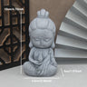 Buddha Stone Statue Little Buddhist Monks Tibetan Buddhism Figurines Zen Garden Ornament Meditation Home Aquarium Decoration