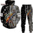 New 3D Fishing Art Print Casual Couple Hoodies Outfits Hip Hop Streetwear Hooded Sweatshirt+Sweat Pants Men's Tracksuit Set - Lootquake