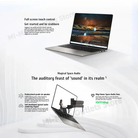 Honor MagicBook Art 14 Snapdragon Edition 1kg Ultra Thin Laptop X Elite 32G 1T 3.1K Eye Screen Notebook - Lootquake
