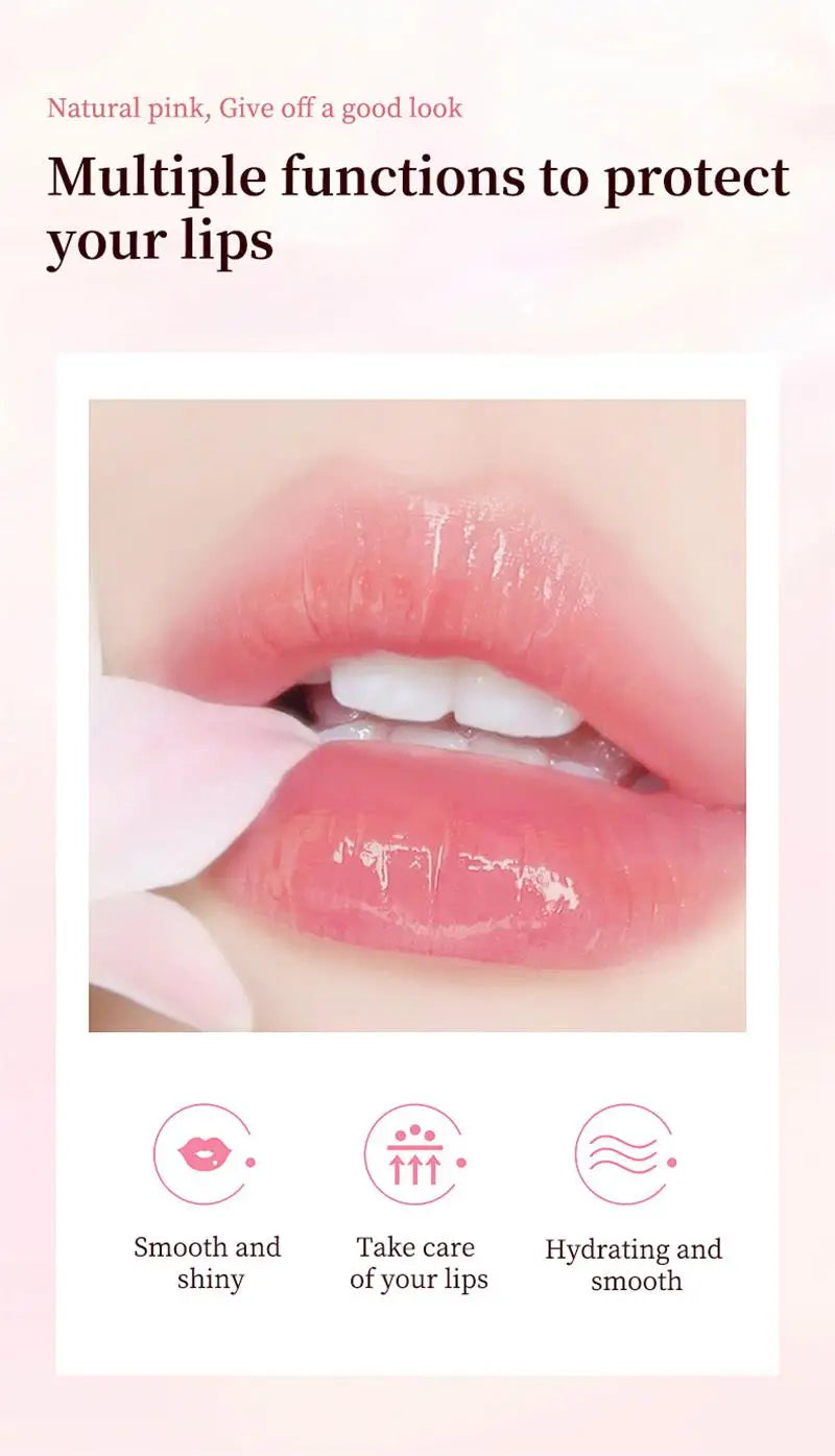 Lip Balm For Remove Dark Lip Moisturizing Lightening Melanin Whitening Plumper Extreme Gloss Pink Lips Skin Care For Men Women