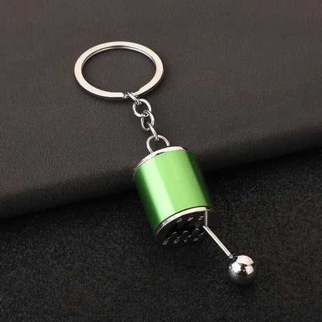 Personalized Keychain Creative Metal Mini Car Parts Manual Transmission Auto Keyring Accessories Key Ring Chain Men Lover Gift - Lootquake