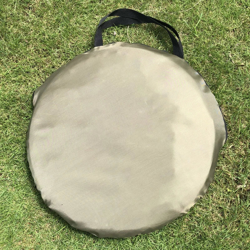 Bolsa de basura plegable portátil para jardín, hojas, flores y césped, ideal para acampar.