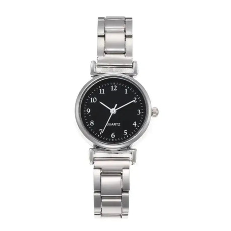 Luxury Wrist Watches for Women Fashion Analog Quartz Watch Stainless Steel Strap Ladies Watch Casual Digital Bracele Watch - Lootquake