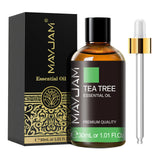 MAYJAM 1PCS 30ML Huile Essentielle d'Aromathérapie Lavande Vanille Jasmin Eucalyptus Menthe Poivrée Huile Aromatique pour Diffuseur Bougie Savon
