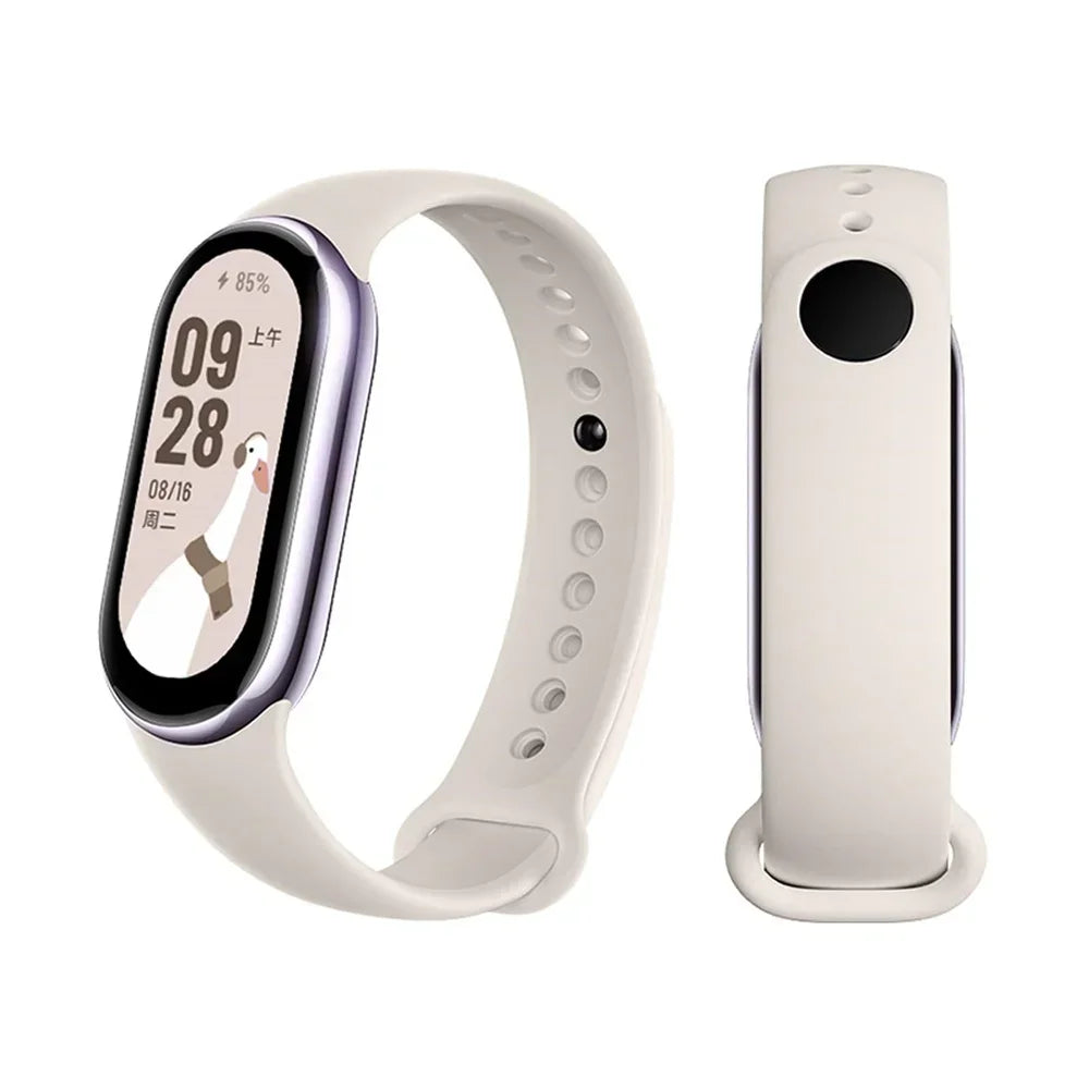 Correas deportivas para Xiaomi Mi Band 8-9 NFC, repuesto de pulsera de silicona Mi Band 9/8, resistente al agua, accesorios para Mi Band 9