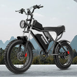 Electric bike 2000W Powerful Dual Motor 52V 40Ah Dual Battery Q20 Pro Ebike Motorcycle Mountain 20x4.0 Fat Tire Electric Bicycle