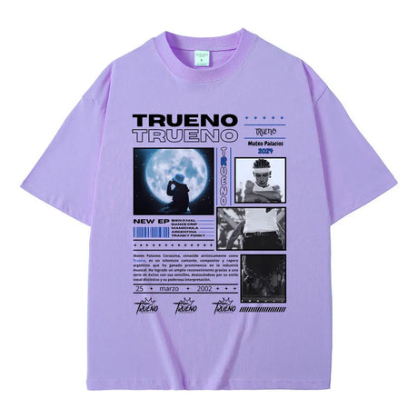 Rapper Trueno Graphic T Shirts Men's Hip Hop Fashion Vintage Tshirt Tops Short Sleeve Men Women Casual Cotton Oversized T-shirts - Lootquake