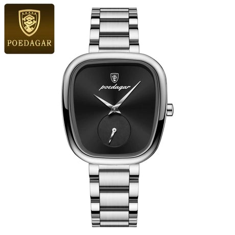 POEDAGAR Luxury Watch for Woman Waterproof Stainless Steel Quartz Ladies Watch High Quality Women's Watches Elegant Female Clock - Lootquake