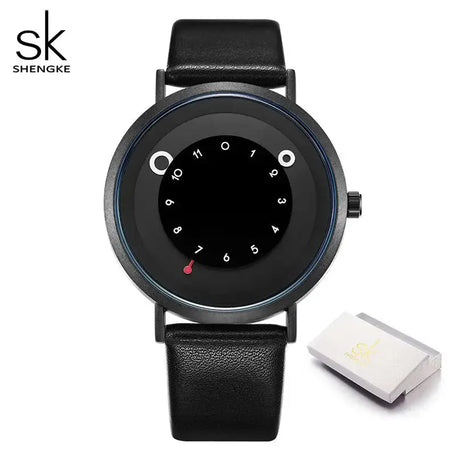 Shengke Women Creative Wristwatch Ladies Watches Yellow Leather Band Best Gifts Wristwatches Clock Montres Femme Reloj Mujer - Lootquake