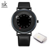 Shengke Women Creative Wristwatch Ladies Watches Yellow Leather Band Best Gifts Wristwatches Clock Montres Femme Reloj Mujer - Lootquake