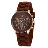 Watch Hot Sales Geneva Brand Silicone Women Watch Ladies Fashion Dress Quartz Wristwatch Female Watch Montre Relogio Feminino - Lootquake