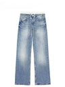 High-waisted Wide-leg Casual Jeans Basic Style Slimming Simple Design Zr Shopping Mall Similar Style Slim Fit For All Seasons - Lootquake