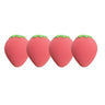 Lot de 4 houppettes à poudre de maquillage souples en forme de fruits, éponges en forme d'œuf de beauté, houppettes cosmétiques, éponges à fond de teint souples, outil de beauté
