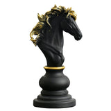Chess Statue Decor Desktop Ornaments Art Figurines Office Study Chessmen Sculpture Home Decors Garden Decor Miniatures