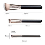 Brochas de maquillaje para base, corrector y ojeras, en ángulo, sin costuras, sintéticas, para cremas líquidas, cosméticas, herramientas de maquillaje facial