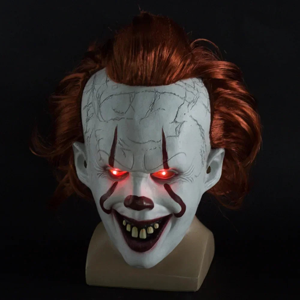 Halloween Mask, Party Mask, Fun Horror Mask, Cosplay Mask, Masquerade Mask, Led Mask, Halloween Decoration, Halloween Props