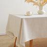 Ruffled Linen Cotton Tablecloth for Wedding Home Party Dining Banquet Decoration Flax Fabric Table Cloth Luxurious Table Cover