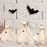 Wooden Crafts Ghost Wooden Stand Spooky Design Unique Ornaments Spooky Wooden Decor Halloween Handmade Decor