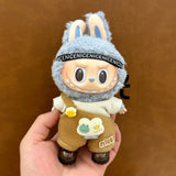 Ropa de bebé Labubu de 17 cm, conjunto de falda y caja ciega para muñecas Labubu, bonito juguete para vestir, regalo para festivales, regalo de cumpleaños, bonito regalo para fiestas.