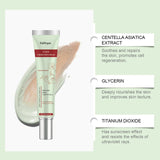 Crema CC Centella Asiática EelHope: Base hidratante y correctora para maquillaje nude, ilumina el cutis e hidrata.