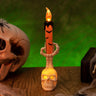 Halloween  Skull Lamp Creative Decor for Spooky Party Unique Skull Candle Lantern Halloween Decoration Spooky Lighting