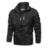 New Functional Waterproof Jacket Men's Autumn Casual Rainproof Detachable Cap Work Coat Hiking Mountain Windproof Windbreaker - Lootquake