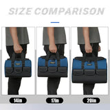 New Square Tool Bag with 30% More Capacity Waterproof Multi Pockets Tool Organizer Tool Pouch for Electrician Tools - Lootquake