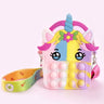 Pop Purse Silicone Sensory Push Pop Bubble Bag Crossbody Bag Antistress Toys Reliver Autism Handbag Coin Pouch for Kids - Lootquake