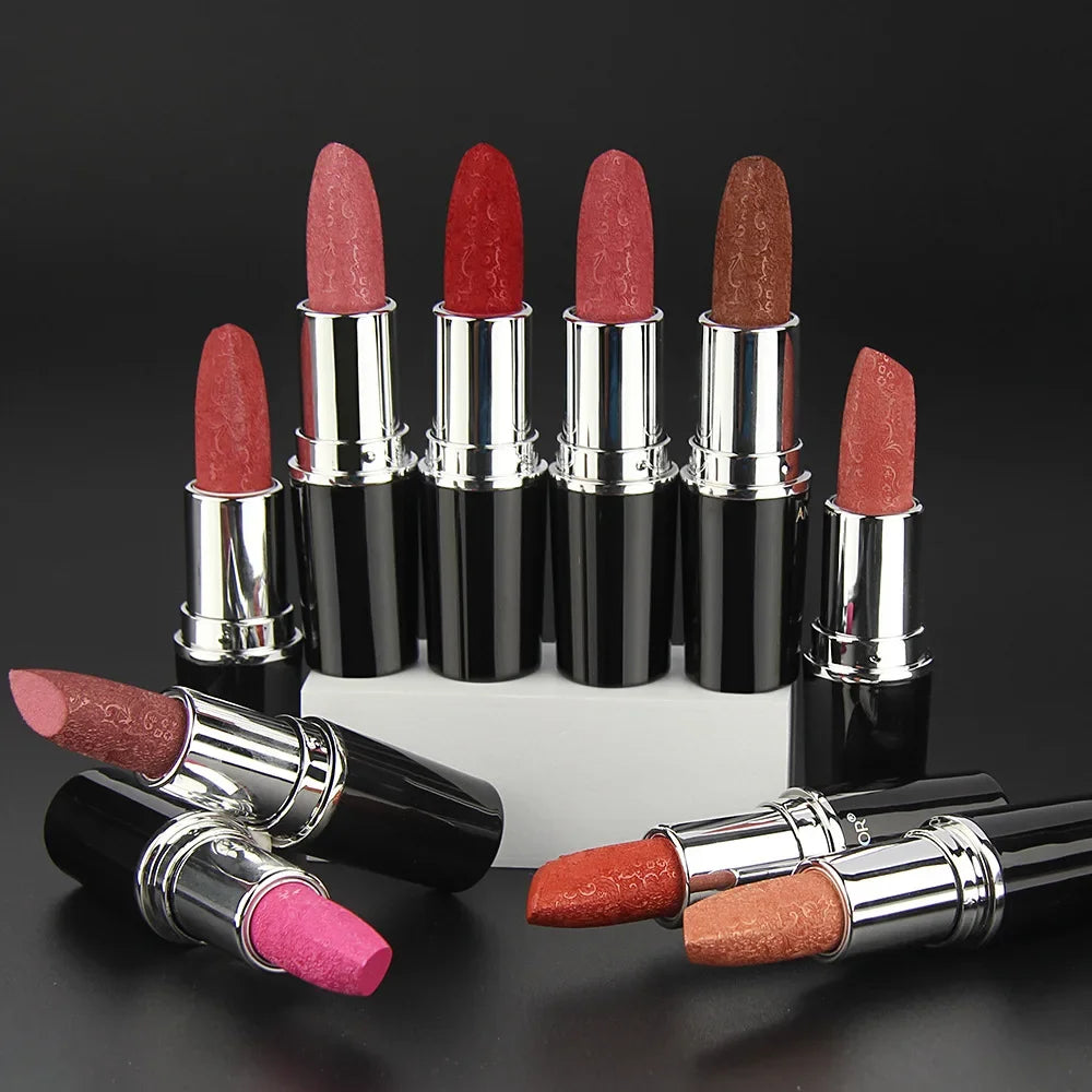 Fine Glitter Lipstick, Quicksand Gold Lipstick Non-sticky Non-fading Lipstick Pearlescent Long-lasting Silky Mermaid Lipstick